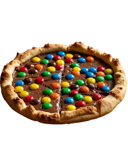 Pizza de M&M